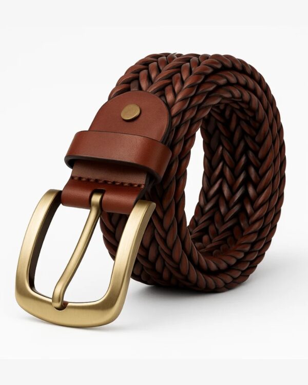 The Bodo Braided Leather Belt