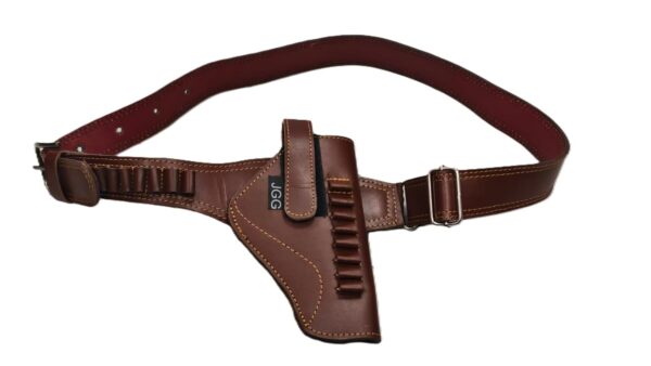 Leather Gun Cover Case – Protective Storage & Open Pistol Belt Holster